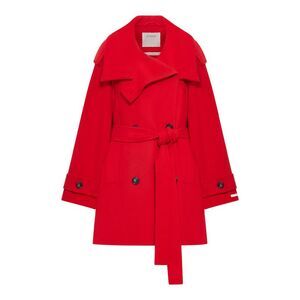 Sportmax Women Short Wool Trench Coat